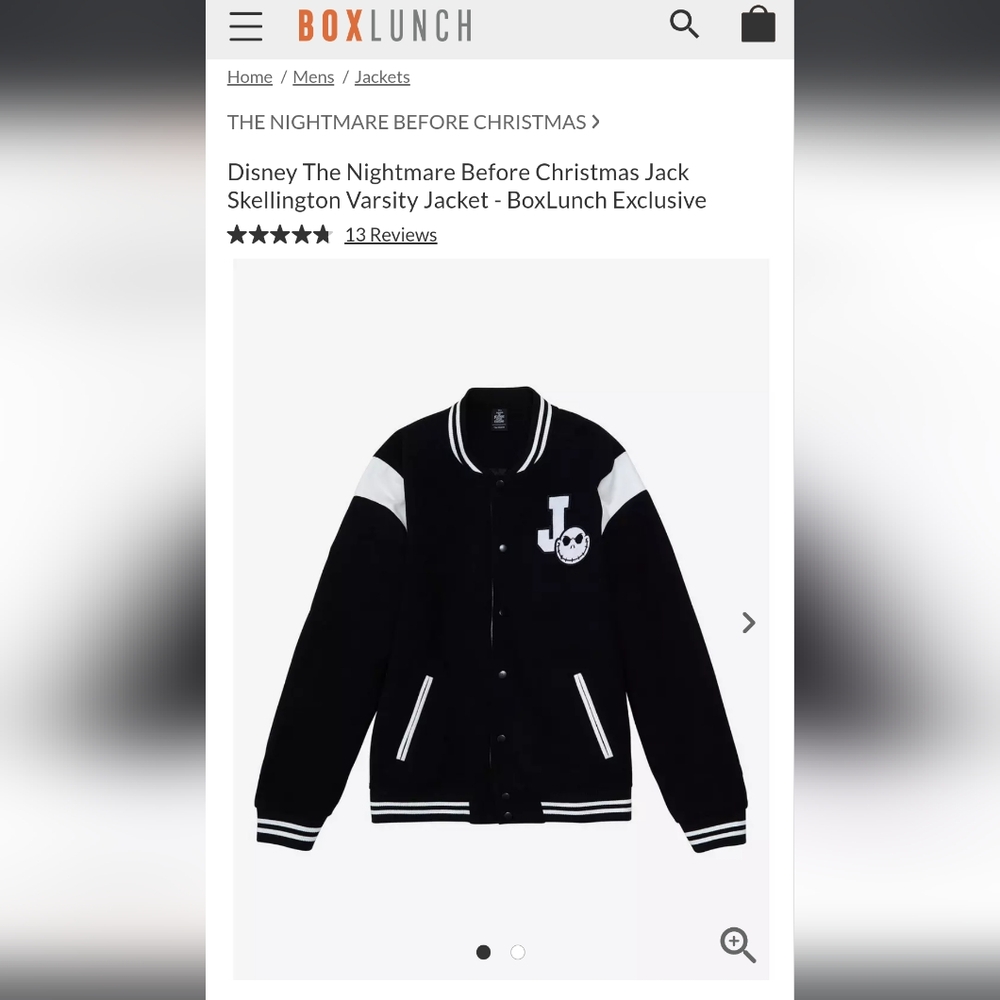 Nightmare Before Christmas Letterman Jacket